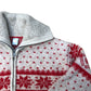 Kids Wool Blend Fair Isle Knit Zip Cardigan 7 Years