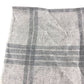 1 Piece Standard Pillowcase 50x75cm Grey Plaid Pattern Cotton Blend