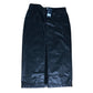 Sosandar Leather Look Midi Skirt Size 14 Women's Black with Slit Detail