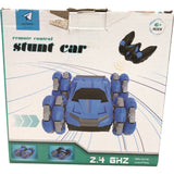 Voltenick Remote Control Stunt Car 2.4 GHz 360 Rotate Strong Grip Toy Blue