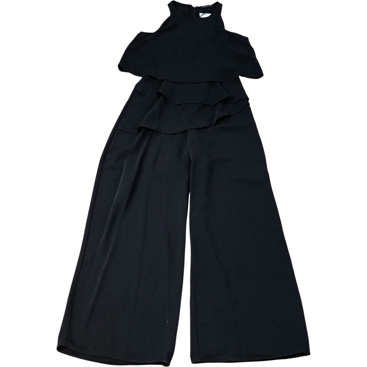 River Island Black Layered Wide Leg Jumpsuit