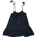 Pour Moi Maxi Dress Women's Black Loose Casual Adjustable Straps Size 10
