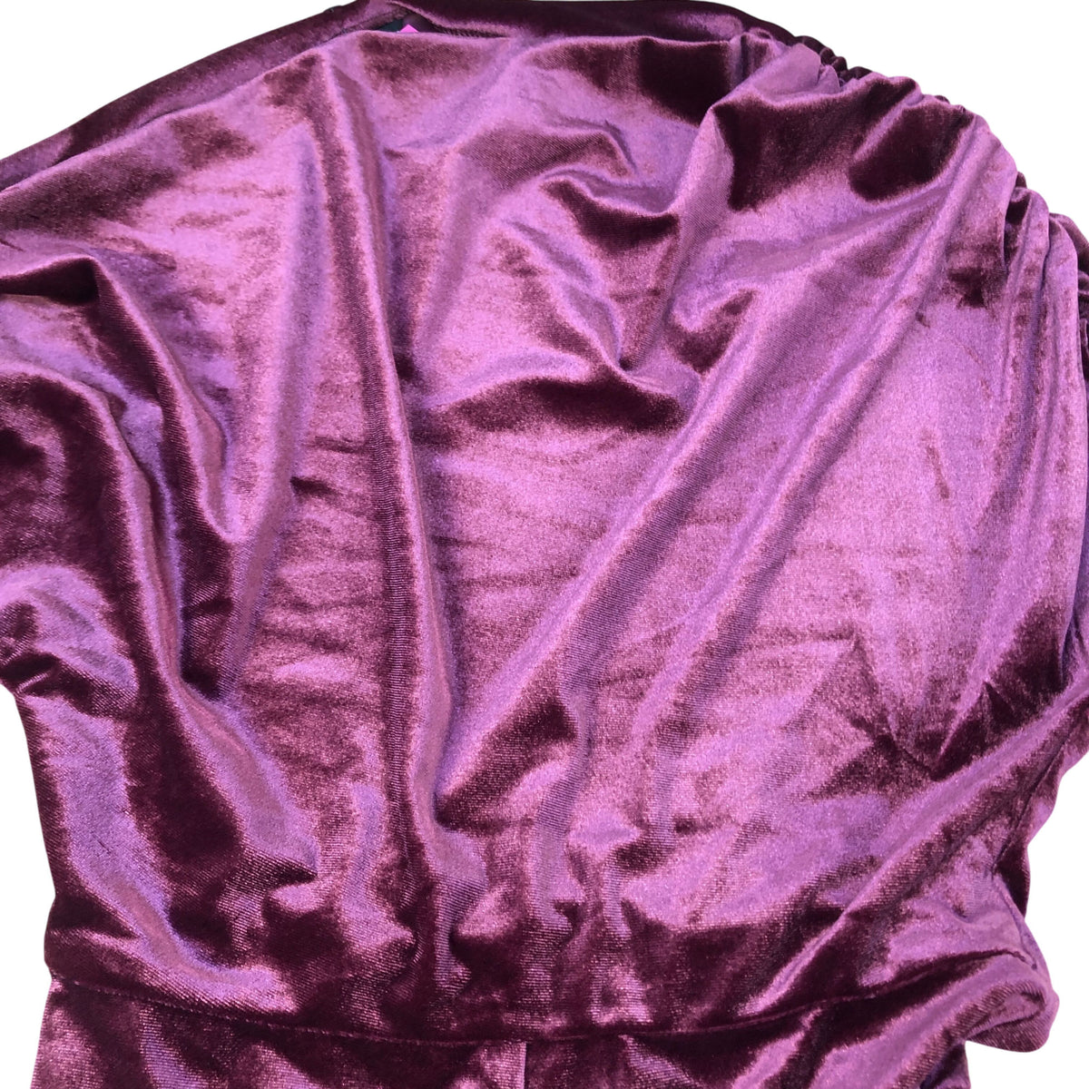 Jumpsuit UK8 Women's Burgundy Luxe Velvet Wide Leg Party Outfit