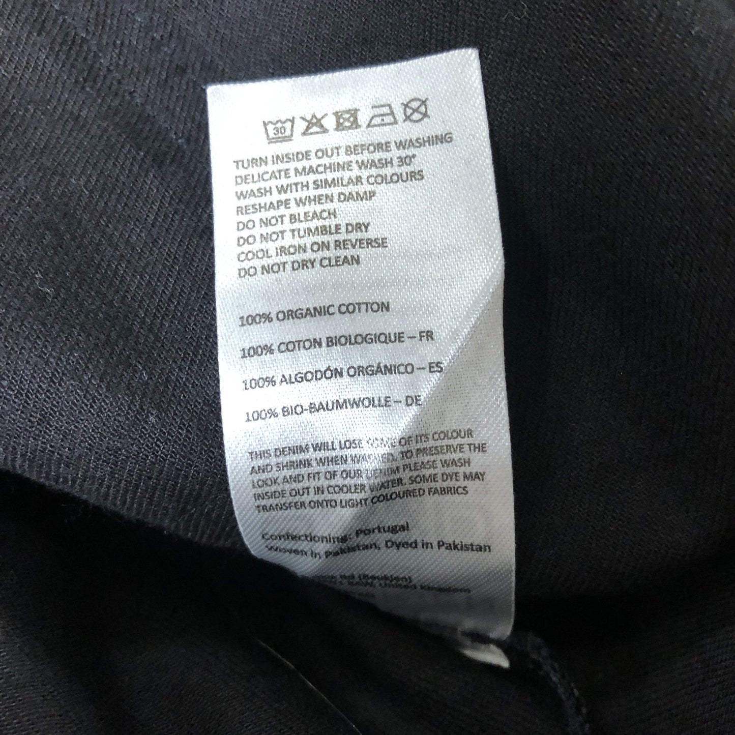 Baukjen UK14 Women's Black Organic Cotton Sleeveless Dress With Pockets