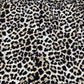 Baukjen Leopard Print Midi Dress UK12 Women's Long Sleeve Viscose Loose Fit