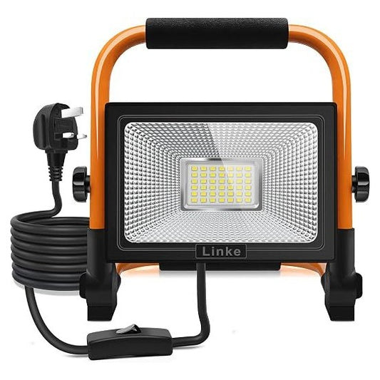 LED Work Light 35W 3000LM Outdoor Portable IP66 with 120 Degree Beam Angle