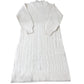 Women's Wool Blend Cream Cable Knit Sweater Dress Size XL