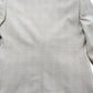 River Island UK36R Men's Beige Check Blazer Suit Jacket Modern Fit Stylish