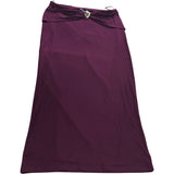 River Island Burgundy Midi Skirt UK Medium Women's