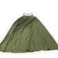 Maxi Dress Women's Olive Green Sleeveless Long Dress