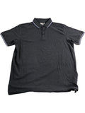 KANGAROO POO Polo Shirt Size L Mens Grey Casual Cotton Blend Short Sleeve