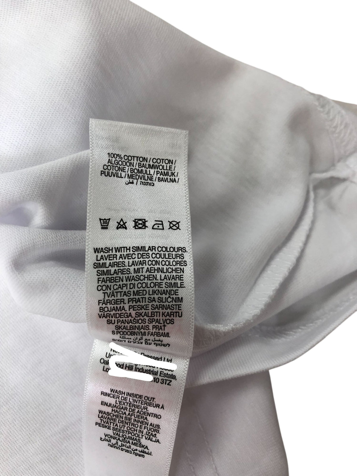 White Denim Pocket T-Shirt XXXL Women's Cotton Short Sleeve