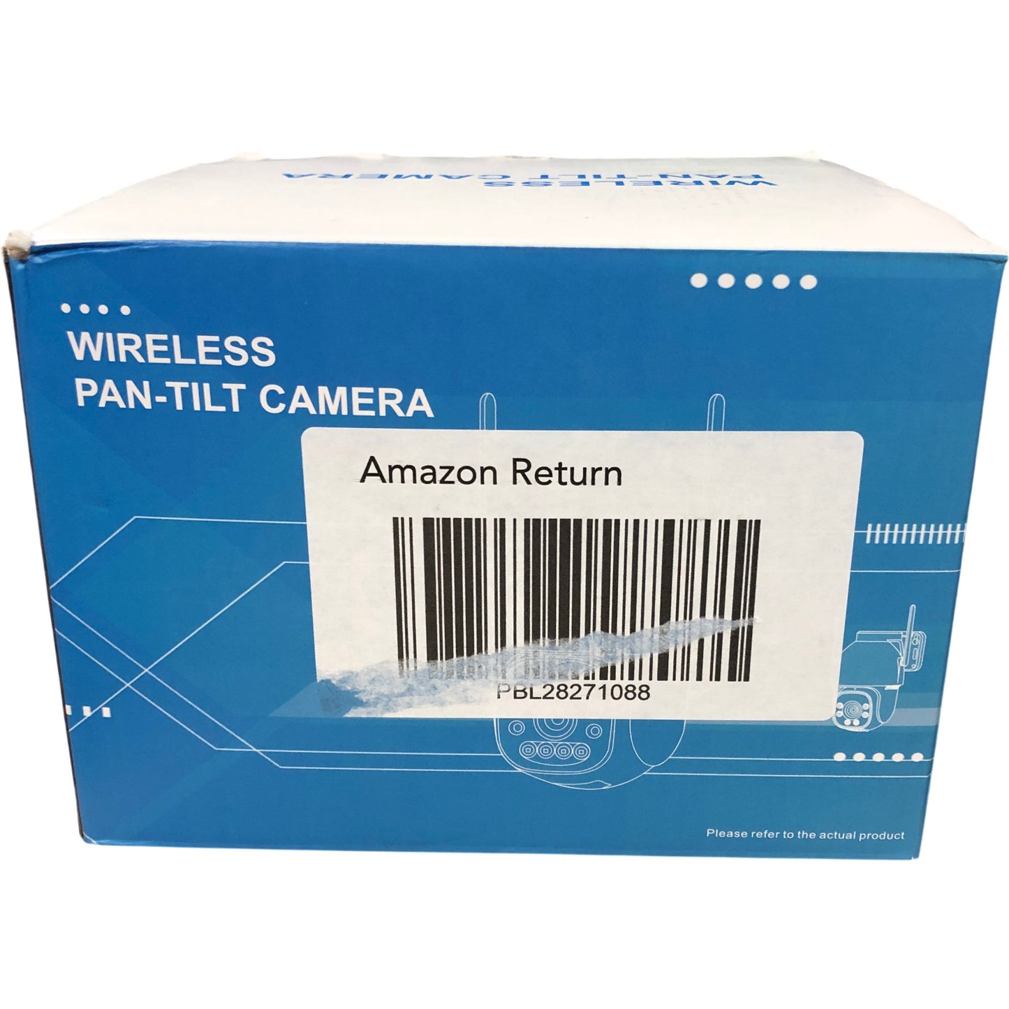 Dual Lens Wireless Pan Tilt Security Camera IP66 Weatherproof Full HD