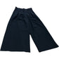 River Island Trousers UK10 Women's Wide Leg Pleated Black