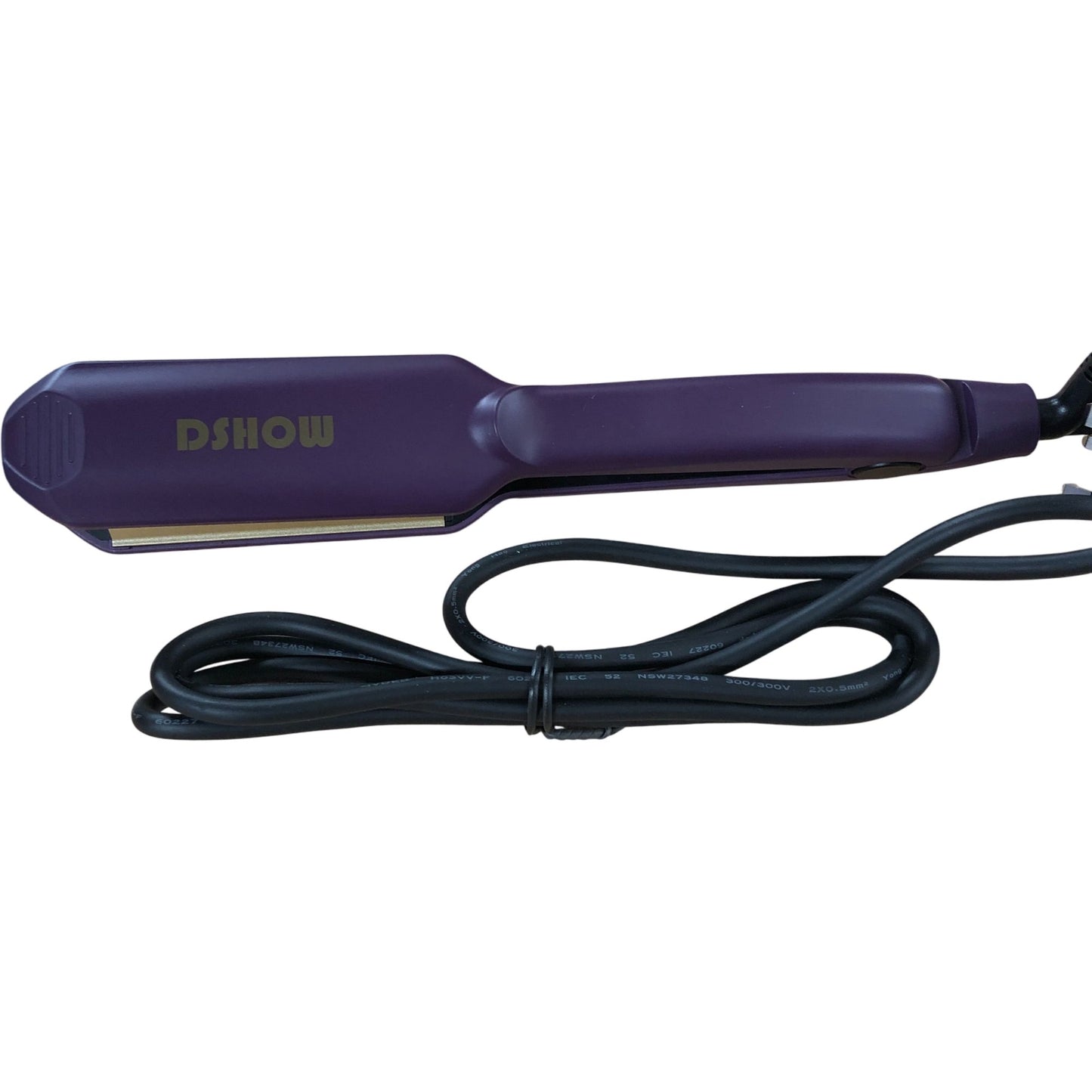 Dshow Professional Hair Iron Crimper Purple Ceramic Plates Hair Styling