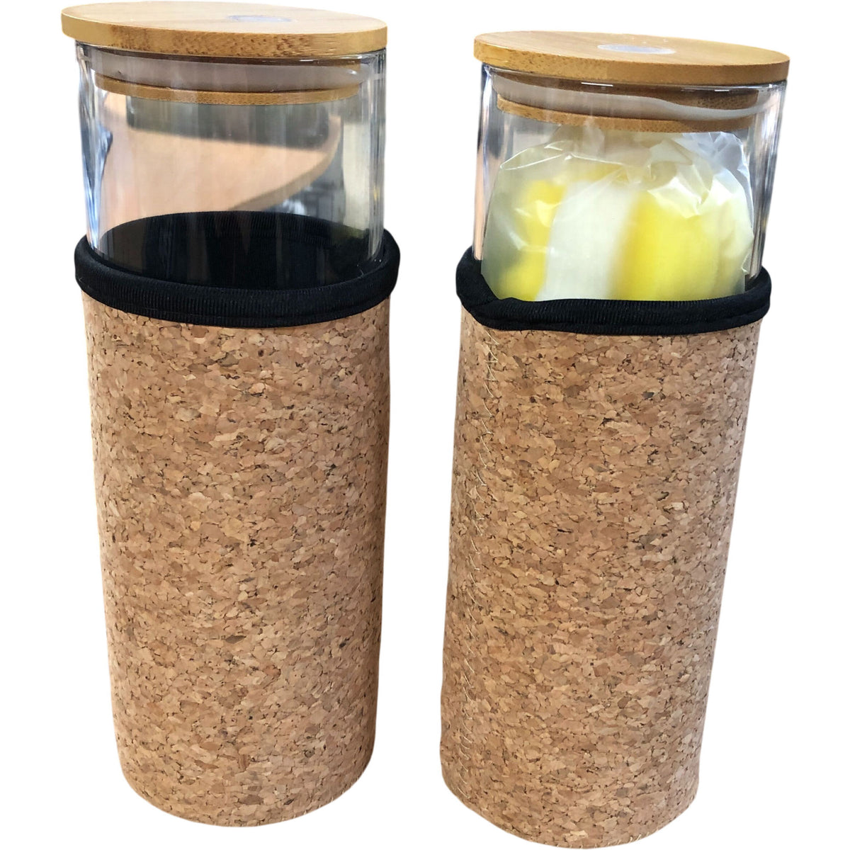 Glass Water Bottle 20oz 2 Pieces Odourless Heat Resistant Tough