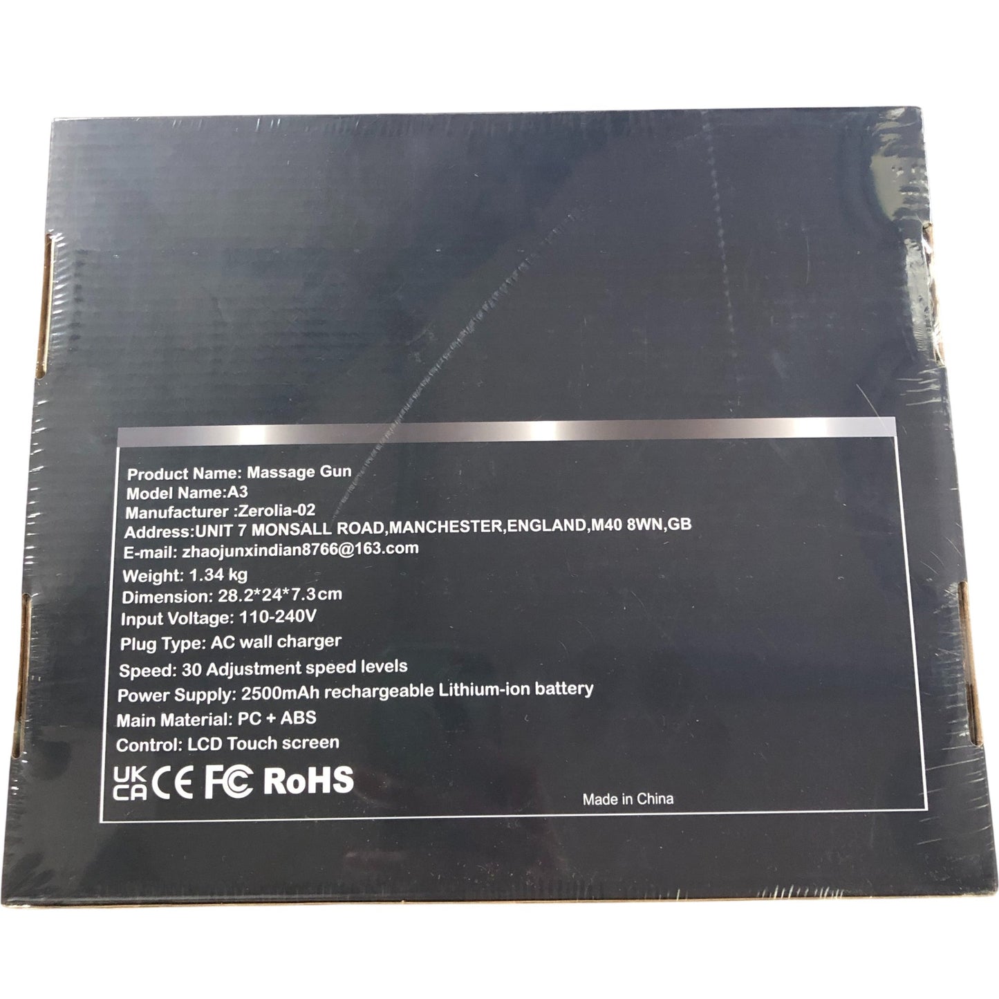 Zerolía Massage Gun A3 30 Speed Modes For Athletes And Fitness Lovers