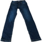 Men's Slim Fit Jeans Deep Blue Stretch Denim Trousers 28W 30L