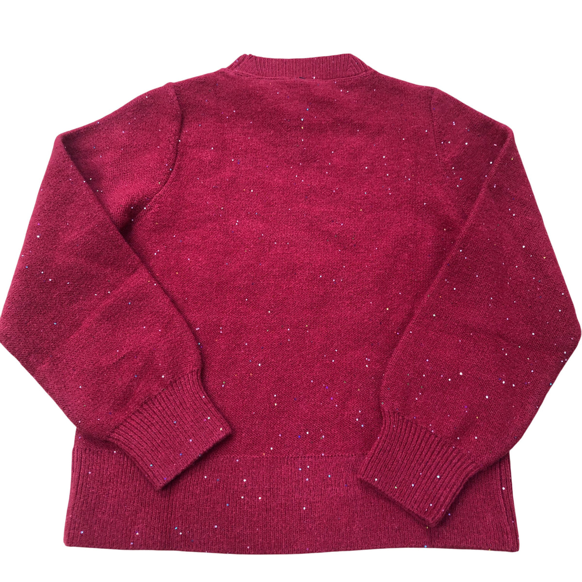 Crew Clothing Company Red Sparkle Sweater Size 12