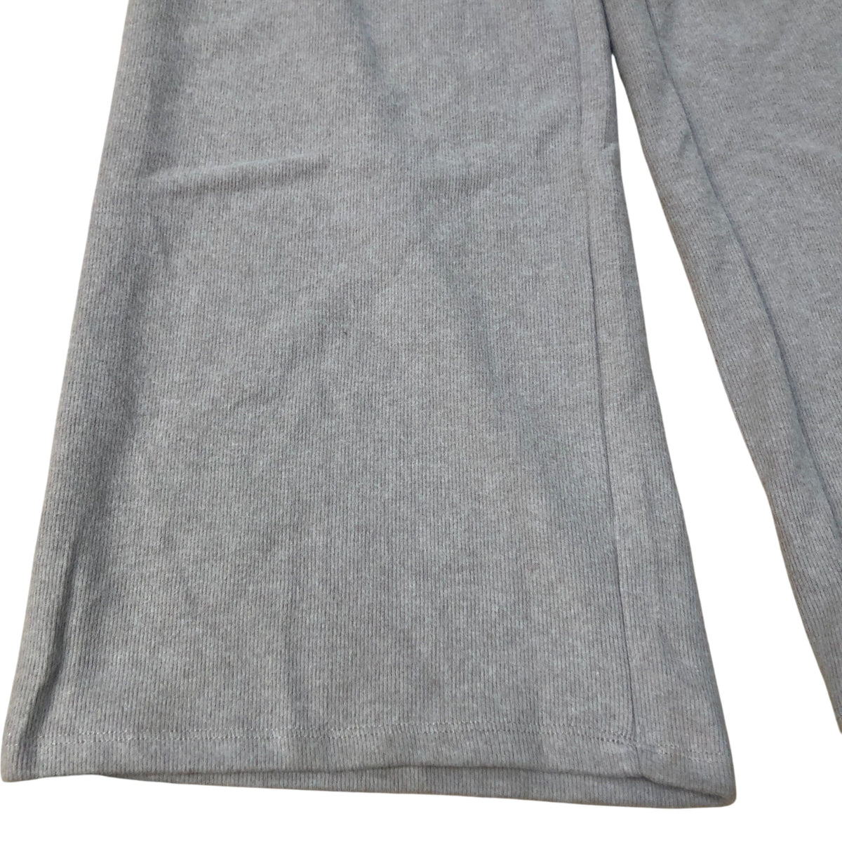 Wide Leg Lounge Trousers Women's Grey Soft Polyester Cotton