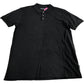 French Connection Men's Polo Shirt Size Medium Black Cotton Classic Fit