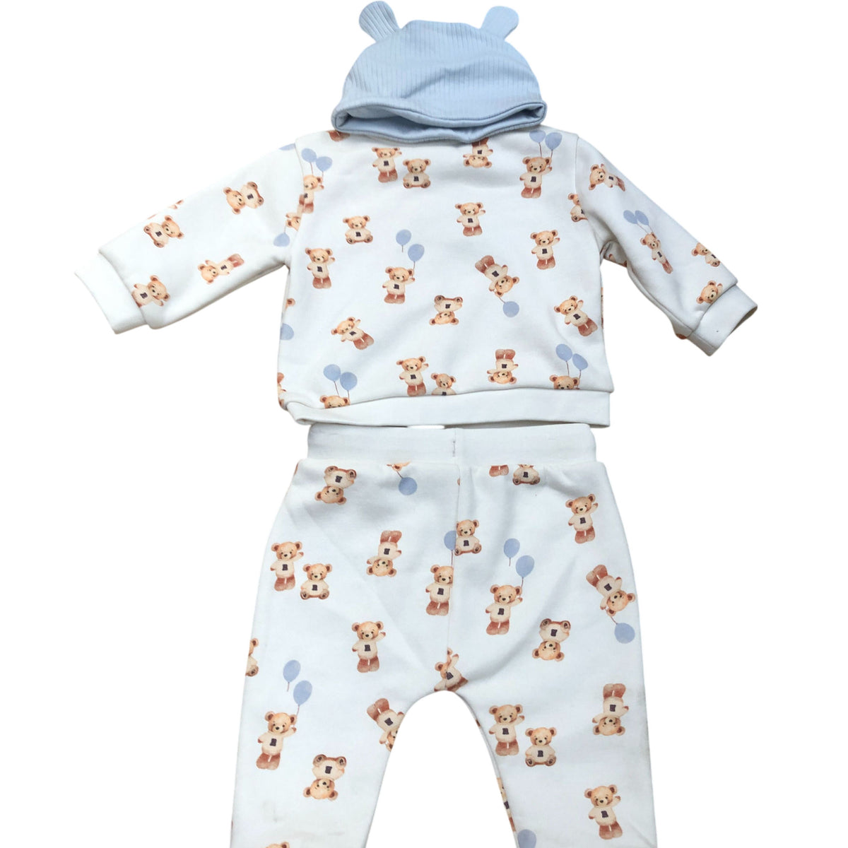 River Island Baby River Bear Print Outfit Set 0-3 Months