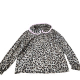 Girl's Leopard Print Pyjamas Set Long Sleeve Top Trousers 14-15 Years