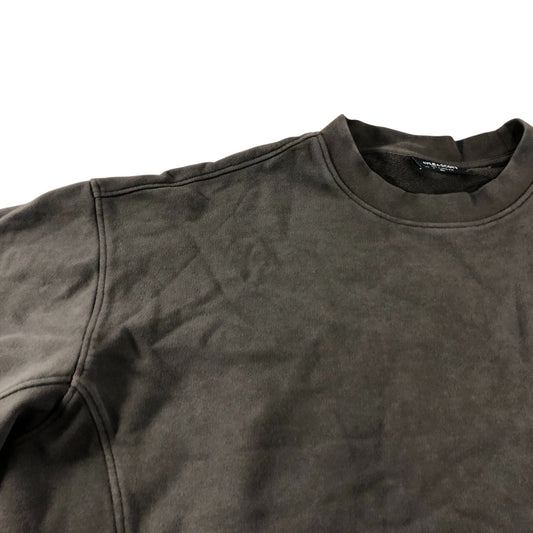 Branded Grey Cotton Sweatshirt - Size Medium
