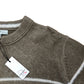 River Island M Beige Wool Blend Stripe Knit Sweater New With Tags