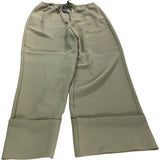 River Island Wide Leg Trousers Women's UK Size 12 Drawstring Khaki