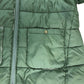 Barbour Puffer Jacket Green Women's Hooded Size 16 Quilted Outerwear