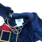 River Island Baby Navy Velvet Playsuit with Bear Hat