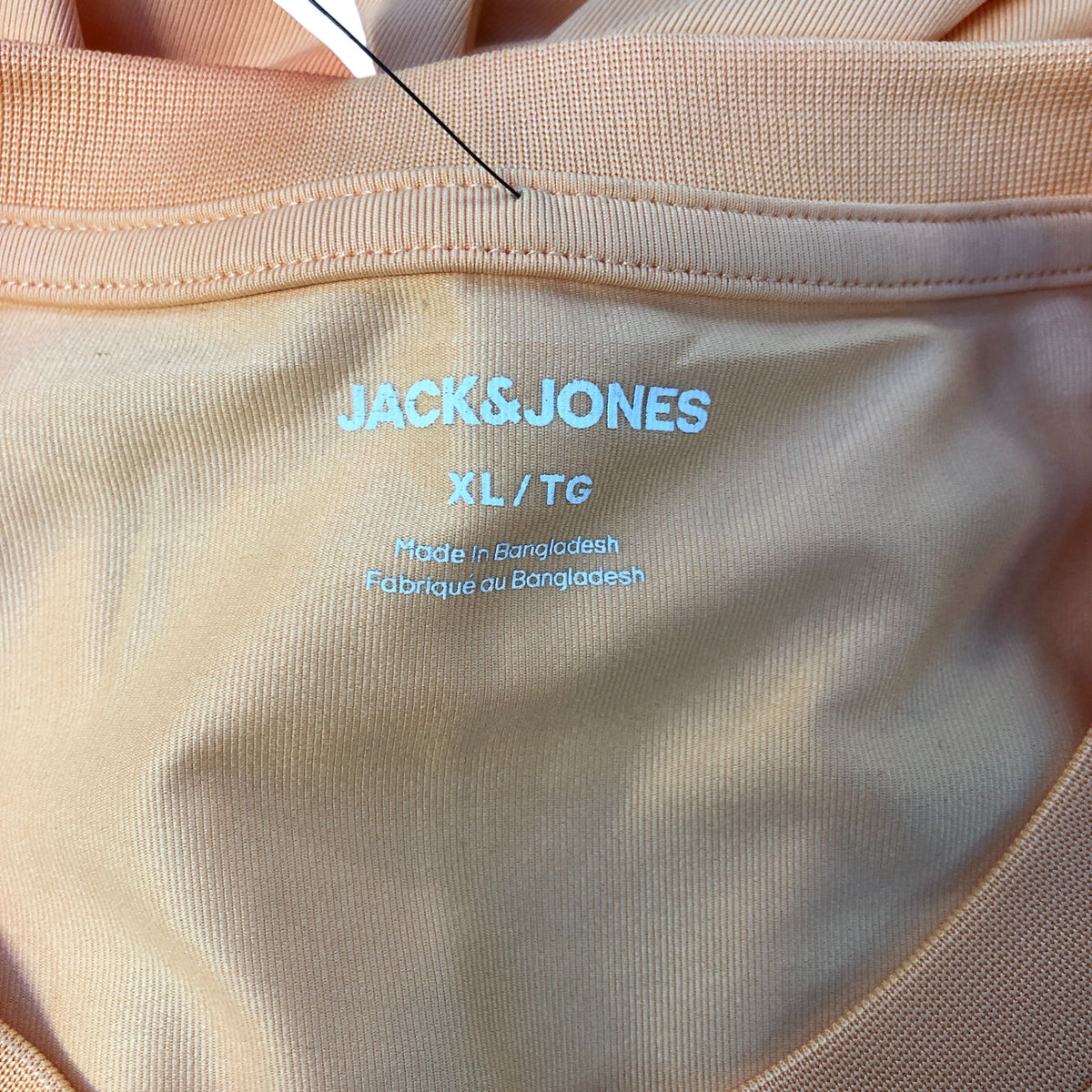 Jack & Jones Mountain Tech Pale Orange Tee Size XL