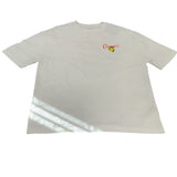 Camino's T-Shirt UK Medium Men's White Short Sleeve Lemon Graphic Tee