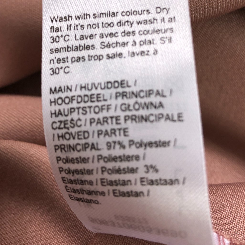 River Island Satin Slip Dress UK12 Women's Long Blush Pink Adjustable Straps