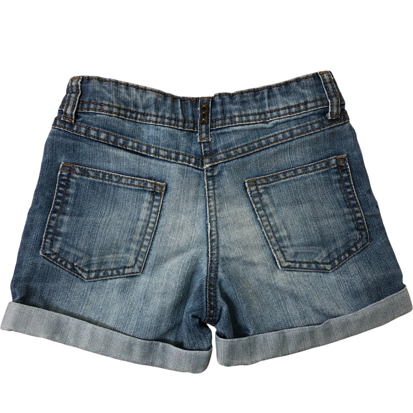 Indigo Denim Shorts 7-8 Years Girls Fashion Casual Summer Blue