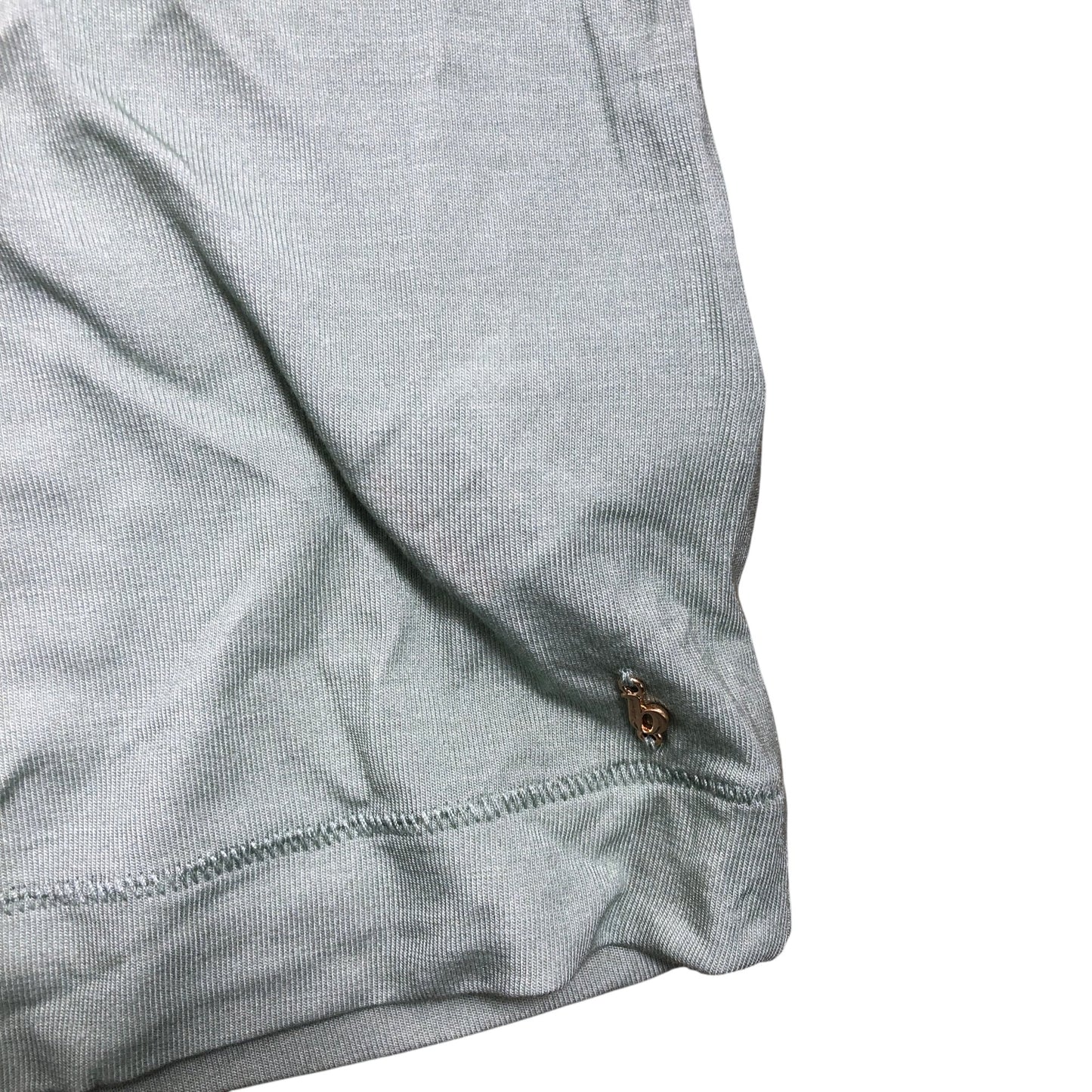 By Ted Baker Women's Floral Print T-Shirt UK20 Green Short Sleeve Top