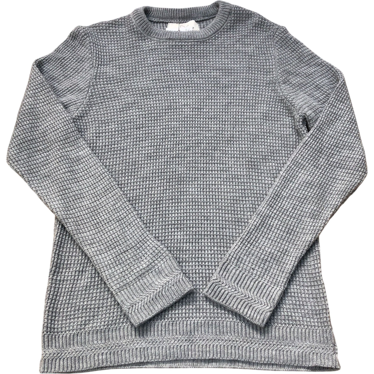 River Island Waffle Knit Jumper Grey