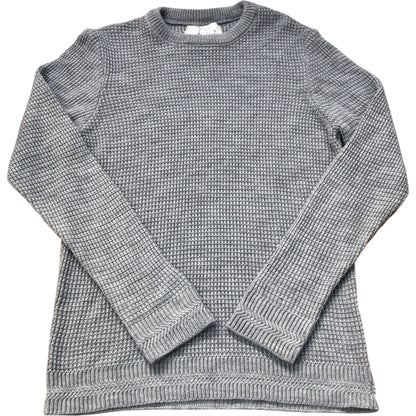 River Island Waffle Knit Jumper Grey