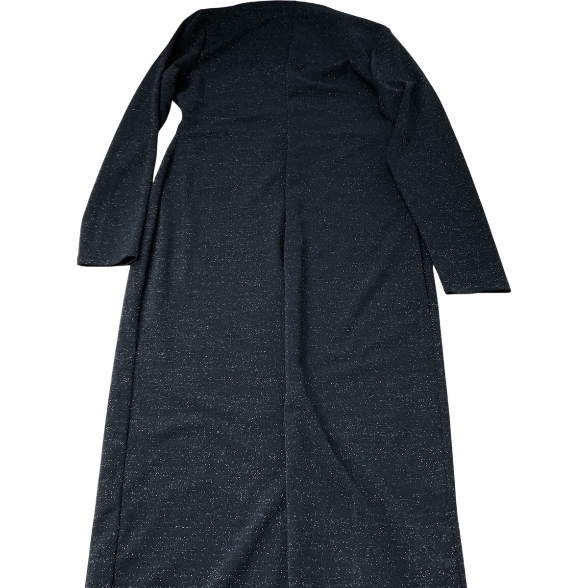 Long Sleeve Dress Size 14 Women's Black Sparkle Jersey Evening Party
