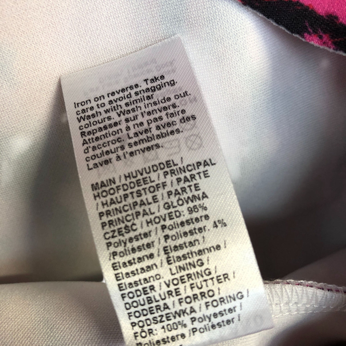 River Island Pink Animal Print Puff Sleeve Mini Dress