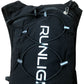 Runlight Hydration Pack Lightweight Running and Hiking Bag with Pockets Black