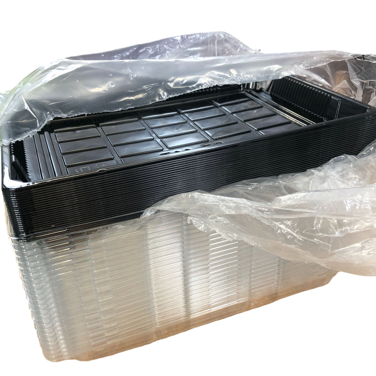 Branded Disposable Serving Trays 25 Pack 26x19x5cm Food Containers Takeaway