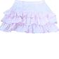 River Island Girls Ruffled Skirt Size 10 Years Light Pink Heart Detail