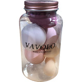 VAVOLO 7 Pcs Make Up Sponge Set Foundation Blending Beauty Blender - Pink