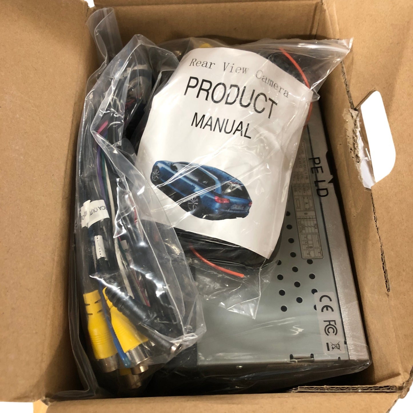 CAMECHO Double Din Wireless Car Stereo SWC Backup Camera Mic New 7"