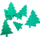 Christmas Tree Paper Bunting Ornament Festive Décor Pack of Two