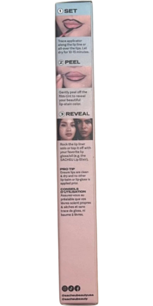 Sacheu Peel Off Lip Liner Stay N 03 P Inked Rose Pink Makeup Lip Stain