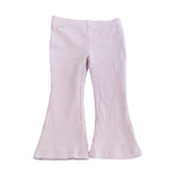 River Island Pink Ribbed Flare Leggings UK 9-12 Months Girls Casual Wear