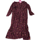 Long Sleeve Dress UK Size 8 Women's Floral Patterned Stretchy Maxi